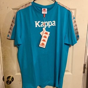 NWT Men’s Kappa T Shirt with Logo along Shoulders